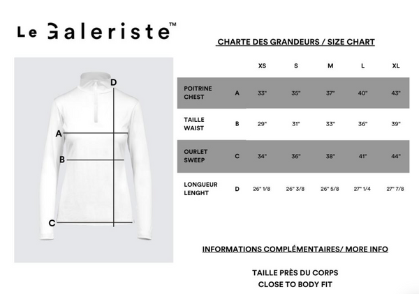 Artwear top, activewear