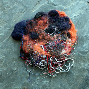 Hand Felted Brooch, 3" x 3"