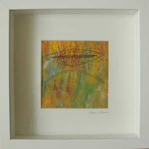 Silk Painting, framed, Summer Day